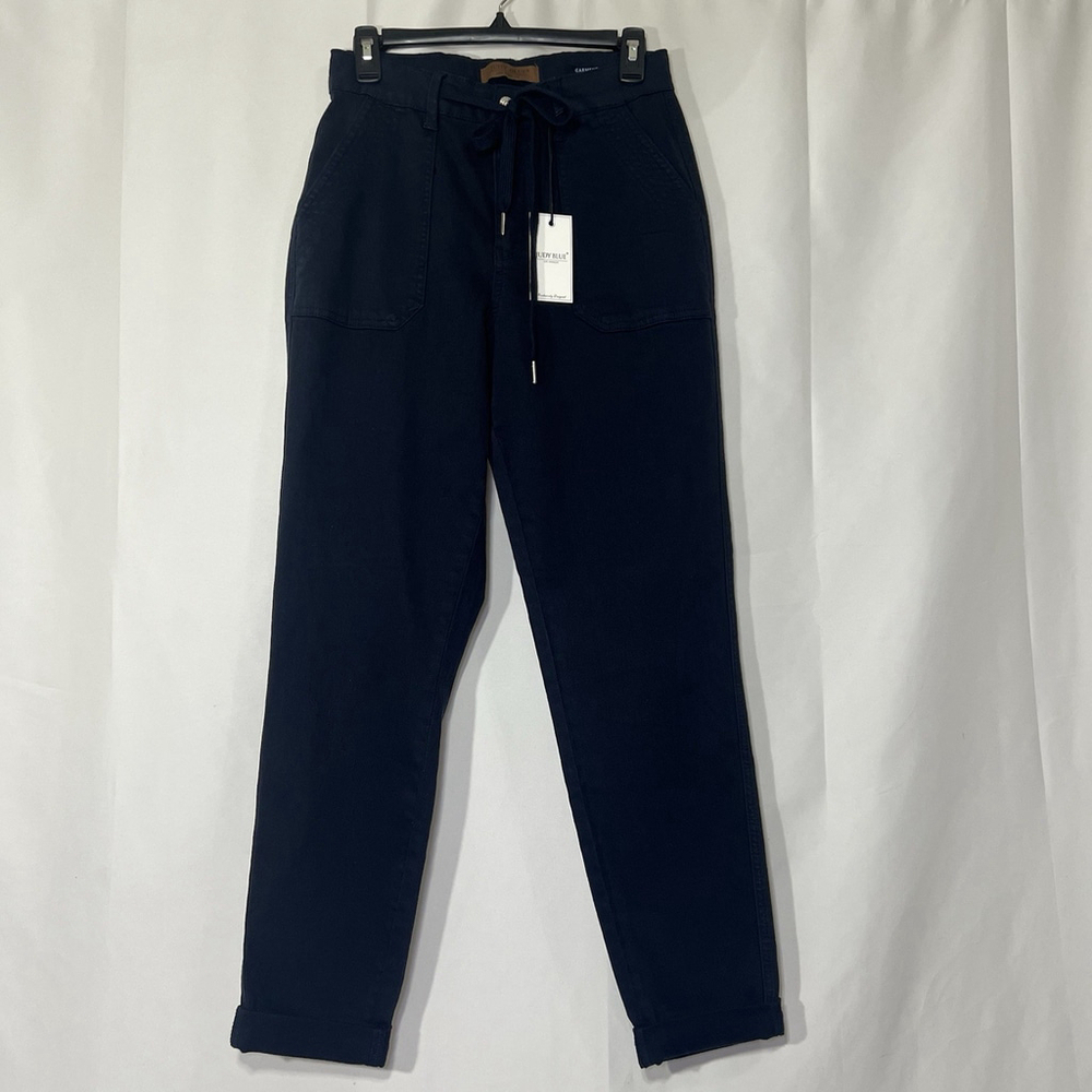 Judy Blue Skinny Jeans 3/26 Navy Garment Dyed Tummy Control Stretch High Rise